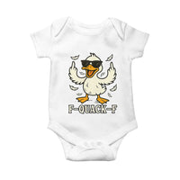 Funny F Quack F Silly Duck Sarcastic Joke Gift Baby Onesie - Wonder Print Shop