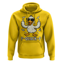 Funny F Quack F Silly Duck Sarcastic Joke Gift Hoodie - Wonder Print Shop