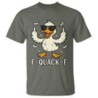 Funny F Quack F Silly Duck Sarcastic Joke Gift T Shirt - Wonder Print Shop