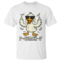 Funny F Quack F Silly Duck Sarcastic Joke Gift T Shirt - Wonder Print Shop