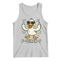 Funny F Quack F Silly Duck Sarcastic Joke Gift Tank Top - Wonder Print Shop