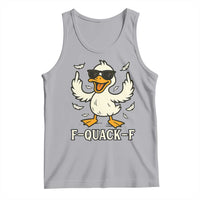Funny F Quack F Silly Duck Sarcastic Joke Gift Tank Top - Wonder Print Shop