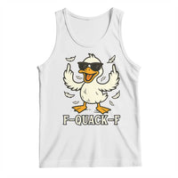 Funny F Quack F Silly Duck Sarcastic Joke Gift Tank Top - Wonder Print Shop