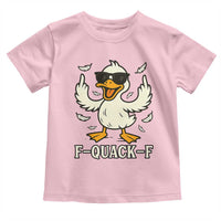Funny F Quack F Silly Duck Sarcastic Joke Gift Toddler T Shirt - Wonder Print Shop