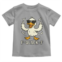 Funny F Quack F Silly Duck Sarcastic Joke Gift Toddler T Shirt - Wonder Print Shop