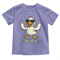 Funny F Quack F Silly Duck Sarcastic Joke Gift Toddler T Shirt - Wonder Print Shop