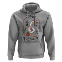 Merry F Caw F Duck Sarcastic Joke Gift Hoodie Funny Christmas Gift - Wonder Print Shop