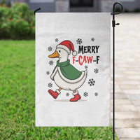 Merry F Caw F Duck Lover Garden Flag Funny Christmas Gift - Wonder Print Shop