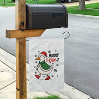 Merry F Caw F Duck Lover Garden Flag Funny Christmas Gift - Wonder Print Shop