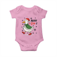 Merry F Caw F Duck Lover Baby Onesie Funny Christmas Gift - Wonder Print Shop