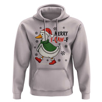 Merry F Caw F Duck Lover Hoodie Funny Christmas Gift - Wonder Print Shop