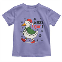 Merry F Caw F Duck Lover Toddler T Shirt Funny Christmas Gift - Wonder Print Shop