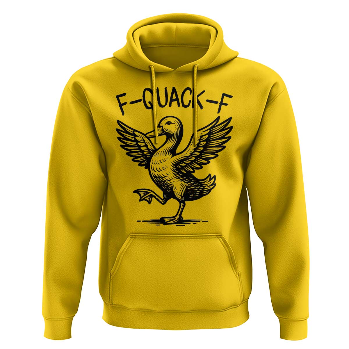 Funny F Quack F Duck Lover Sarcastic Joke Gift Hoodie - Wonder Print Shop