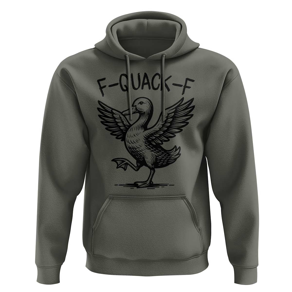 Funny F Quack F Duck Lover Sarcastic Joke Gift Hoodie - Wonder Print Shop