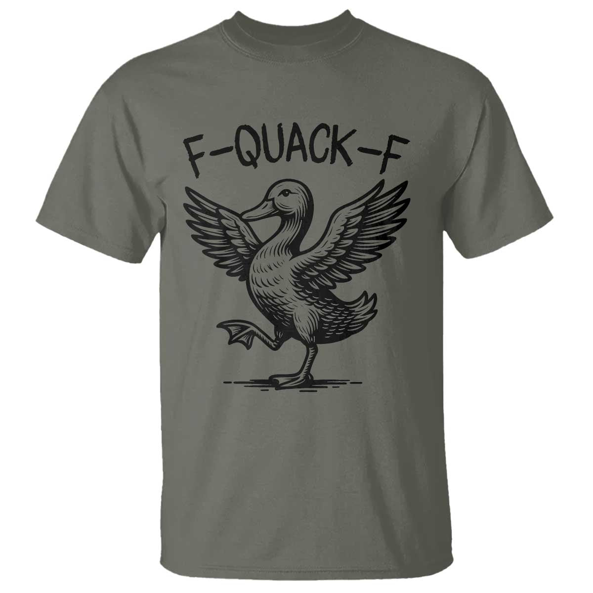 Funny F Quack F Duck Lover Sarcastic Joke Gift T Shirt - Wonder Print Shop