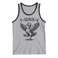 Funny F Quack F Duck Lover Sarcastic Joke Gift Tank Top - Wonder Print Shop