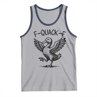 Funny F Quack F Duck Lover Sarcastic Joke Gift Tank Top - Wonder Print Shop