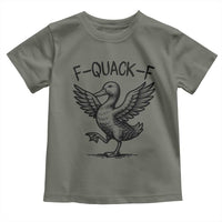 Funny F Quack F Duck Lover Sarcastic Joke Gift Toddler T Shirt - Wonder Print Shop