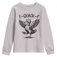 Funny F Quack F Duck Lover Sarcastic Joke Gift Youth Sweatshirt - Wonder Print Shop