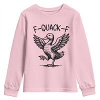 Funny F Quack F Duck Lover Sarcastic Joke Gift Youth Sweatshirt - Wonder Print Shop