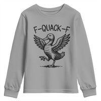 Funny F Quack F Duck Lover Sarcastic Joke Gift Youth Sweatshirt - Wonder Print Shop