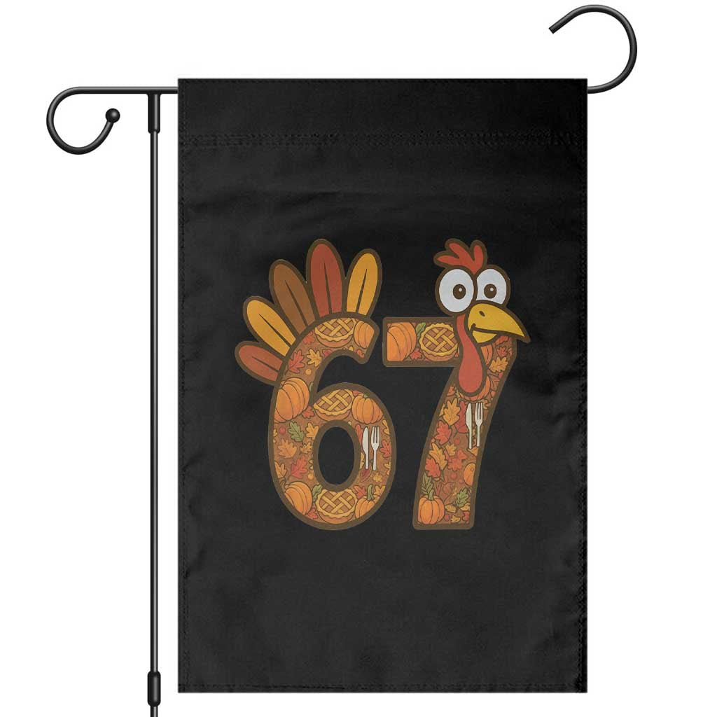 Six And Seven Meme Turkey Garden Flag Funny Thanksgiving Gift - Wonder Print Shop