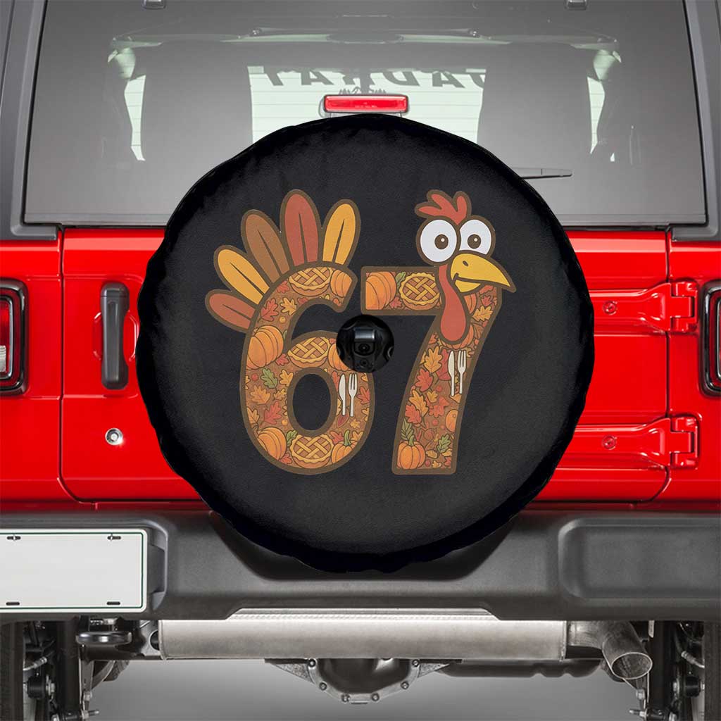 Six And Seven Meme Turkey Spare Tire Cover Funny Thanksgiving Gift - Wonder Print Shop