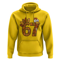 Six And Seven Meme Turkey Hoodie Funny Thanksgiving Gift - Wonder Print Shop