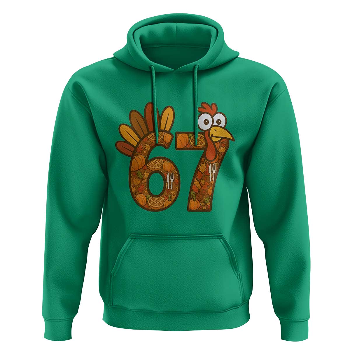 Six And Seven Meme Turkey Hoodie Funny Thanksgiving Gift - Wonder Print Shop