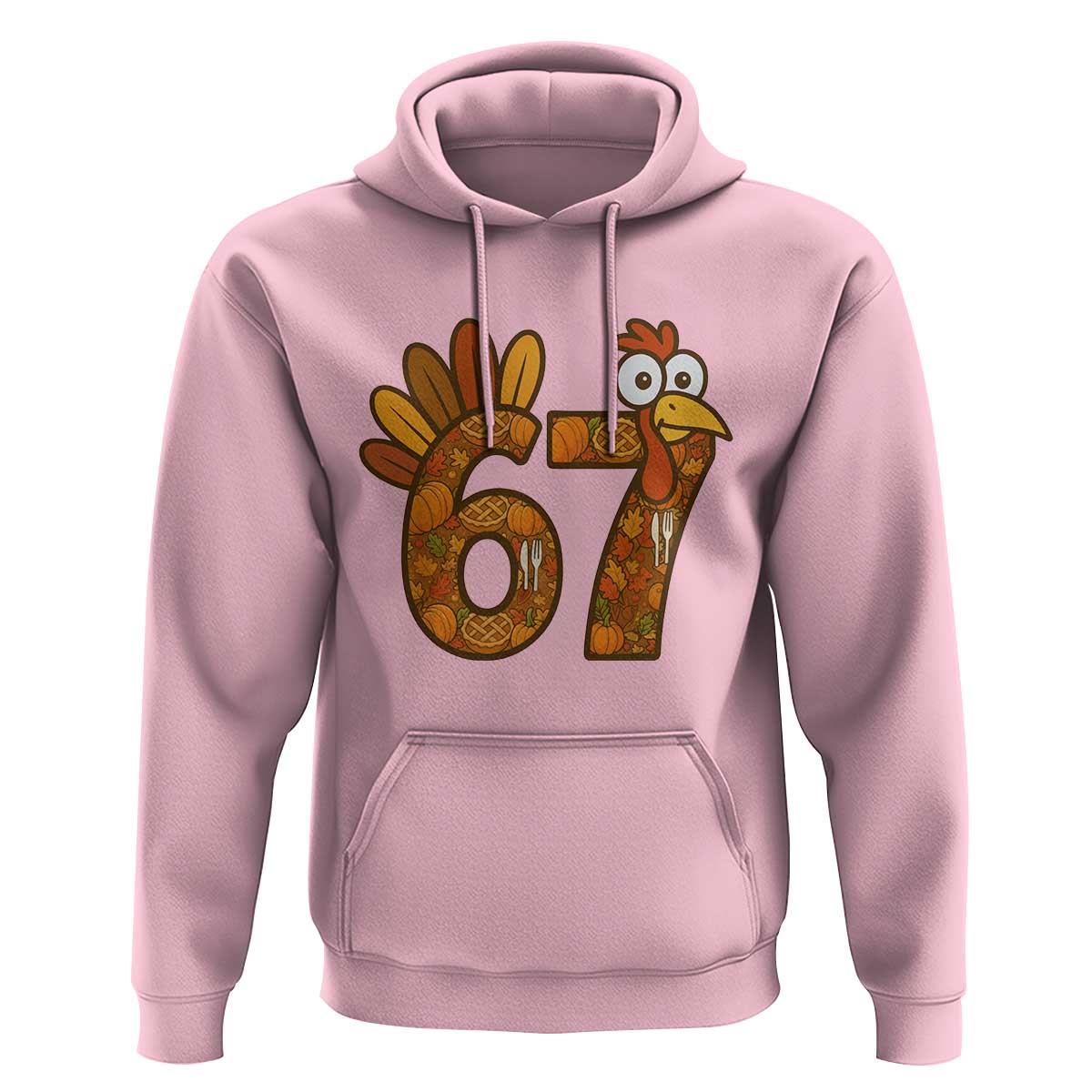 Six And Seven Meme Turkey Hoodie Funny Thanksgiving Gift - Wonder Print Shop