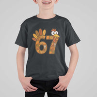 Six And Seven Meme Turkey T Shirt For Kid Funny Thanksgiving Gift - Wonder Print Shop