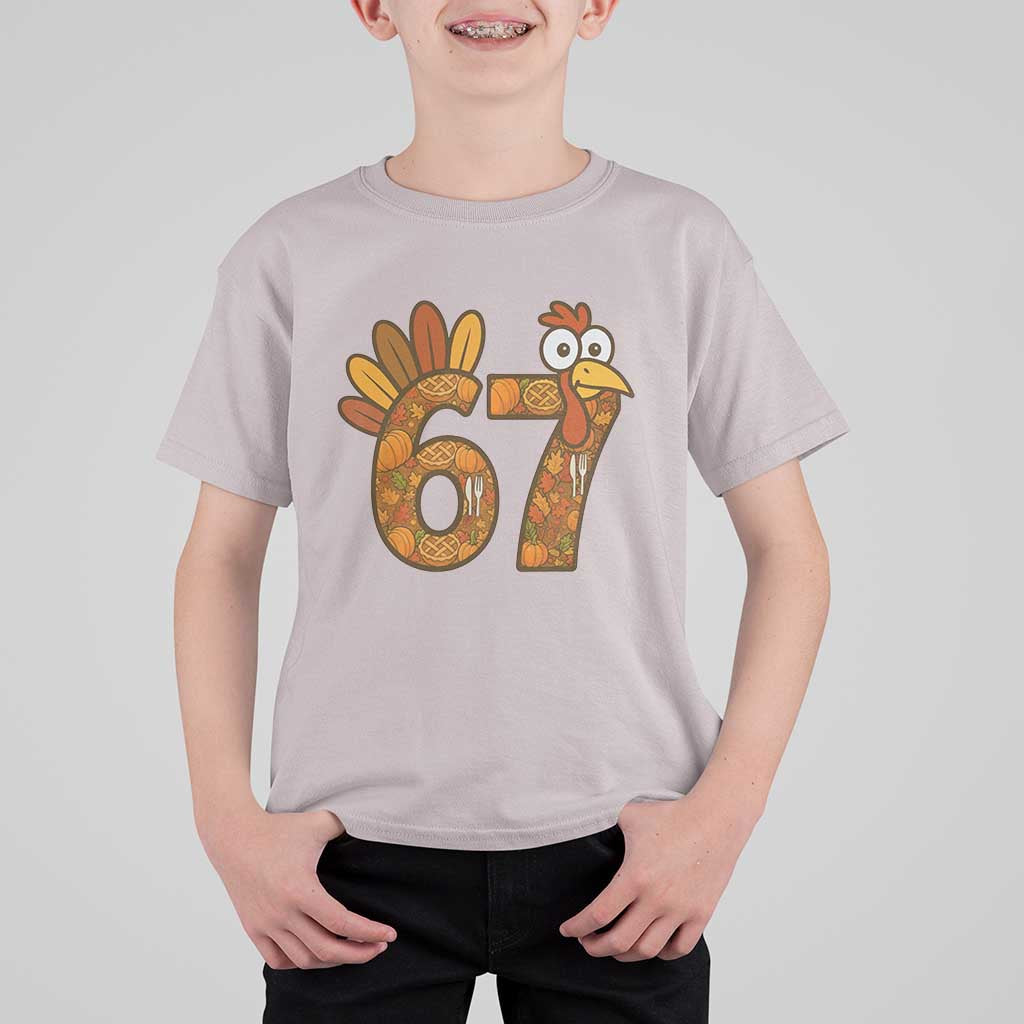 Six And Seven Meme Turkey T Shirt For Kid Funny Thanksgiving Gift - Wonder Print Shop