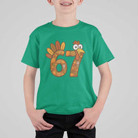 Six And Seven Meme Turkey T Shirt For Kid Funny Thanksgiving Gift - Wonder Print Shop
