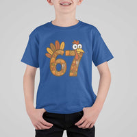 Six And Seven Meme Turkey T Shirt For Kid Funny Thanksgiving Gift - Wonder Print Shop