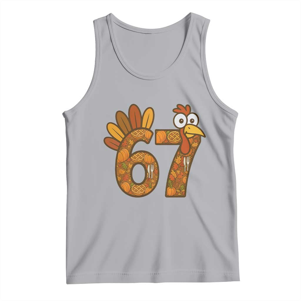 Six And Seven Meme Turkey Tank Top Funny Thanksgiving Gift - Wonder Print Shop