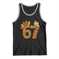 Six And Seven Meme Turkey Tank Top Funny Thanksgiving Gift - Wonder Print Shop