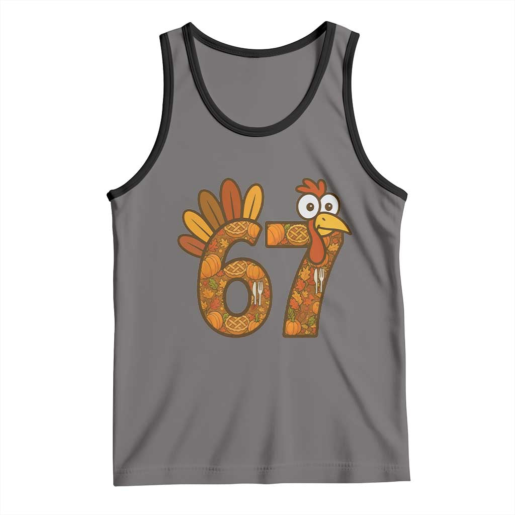 Six And Seven Meme Turkey Tank Top Funny Thanksgiving Gift - Wonder Print Shop