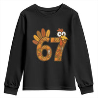 Six And Seven Meme Turkey Youth Sweatshirt Funny Thanksgiving Gift - Wonder Print Shop