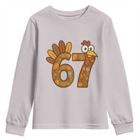 Six And Seven Meme Turkey Youth Sweatshirt Funny Thanksgiving Gift - Wonder Print Shop