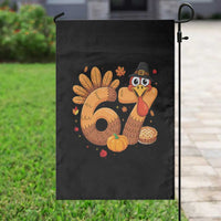 Funny Turkey Six And Seven Meme Garden Flag Thanksgiving Gift - Wonder Print Shop