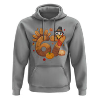 Funny Turkey Six And Seven Meme Hoodie Thanksgiving Gift - Wonder Print Shop