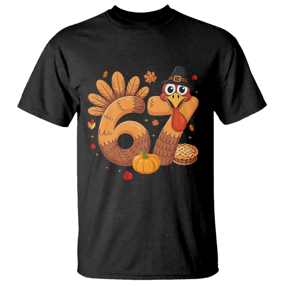 Funny Turkey Six And Seven Meme T Shirt Thanksgiving Gift - Wonder Print Shop