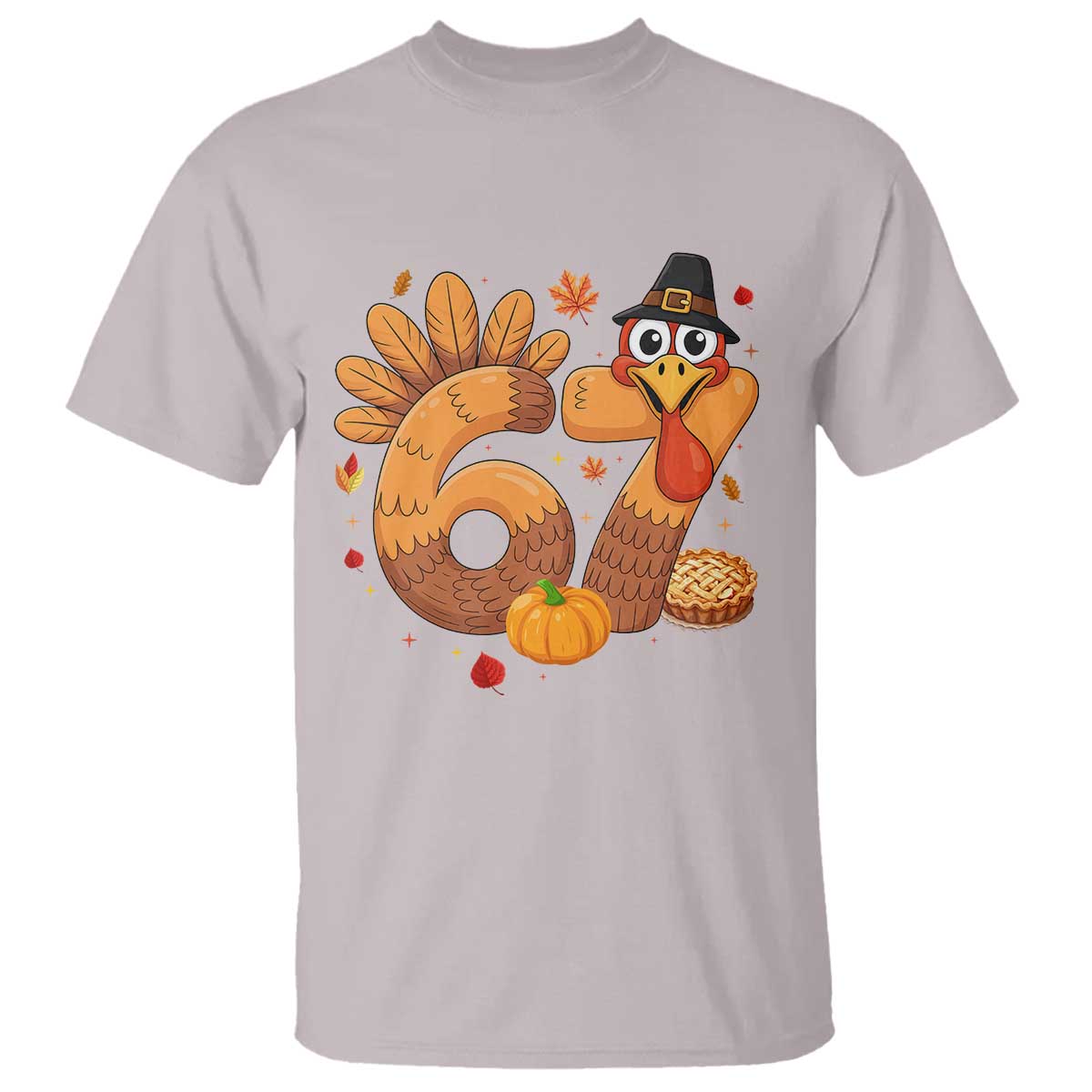 Funny Turkey Six And Seven Meme T Shirt Thanksgiving Gift - Wonder Print Shop