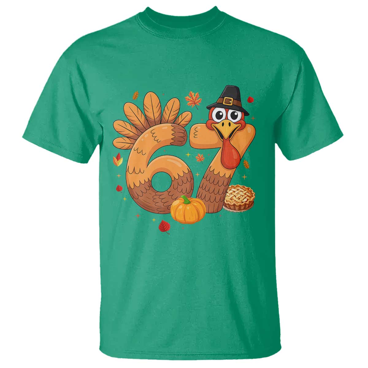 Funny Turkey Six And Seven Meme T Shirt Thanksgiving Gift - Wonder Print Shop