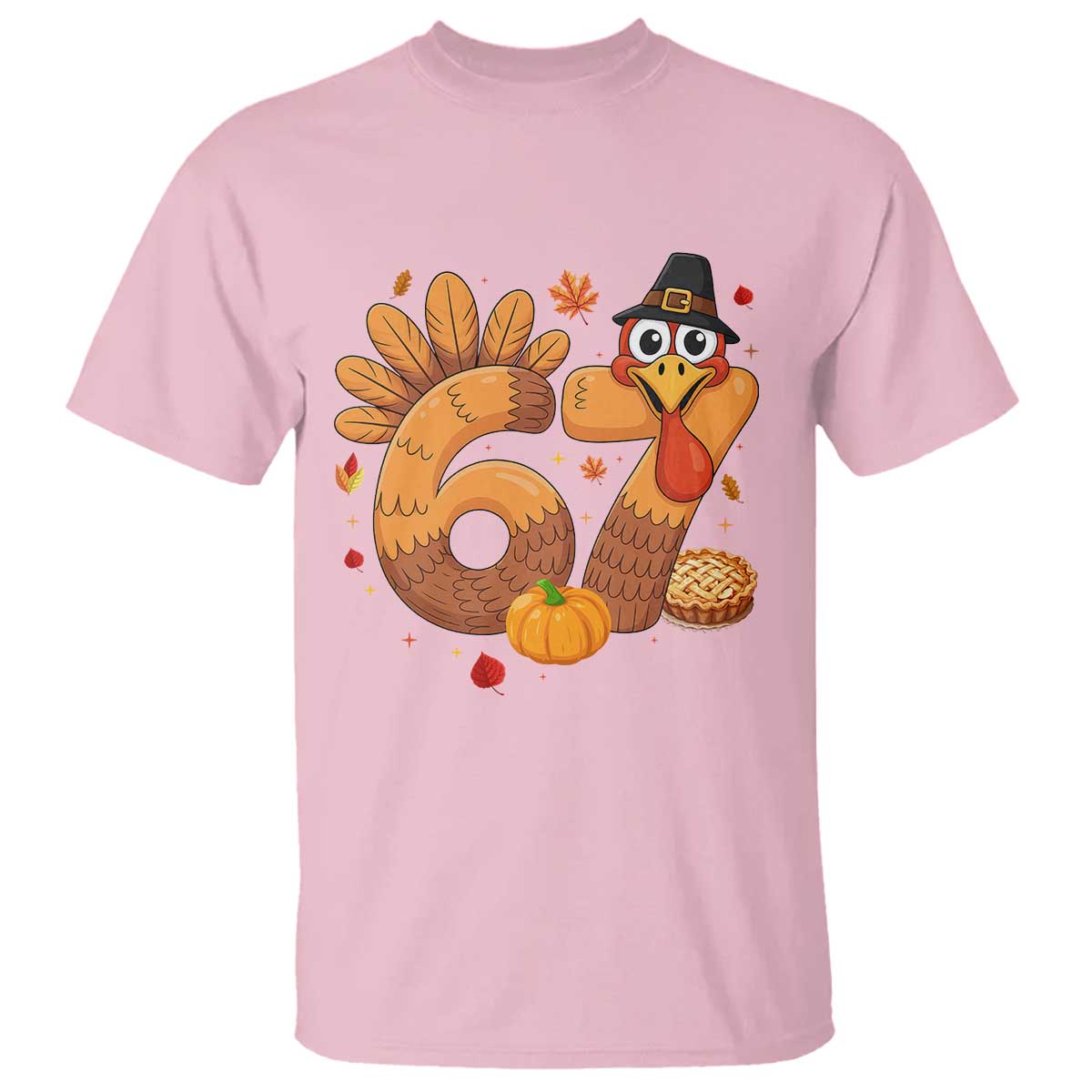 Funny Turkey Six And Seven Meme T Shirt Thanksgiving Gift - Wonder Print Shop