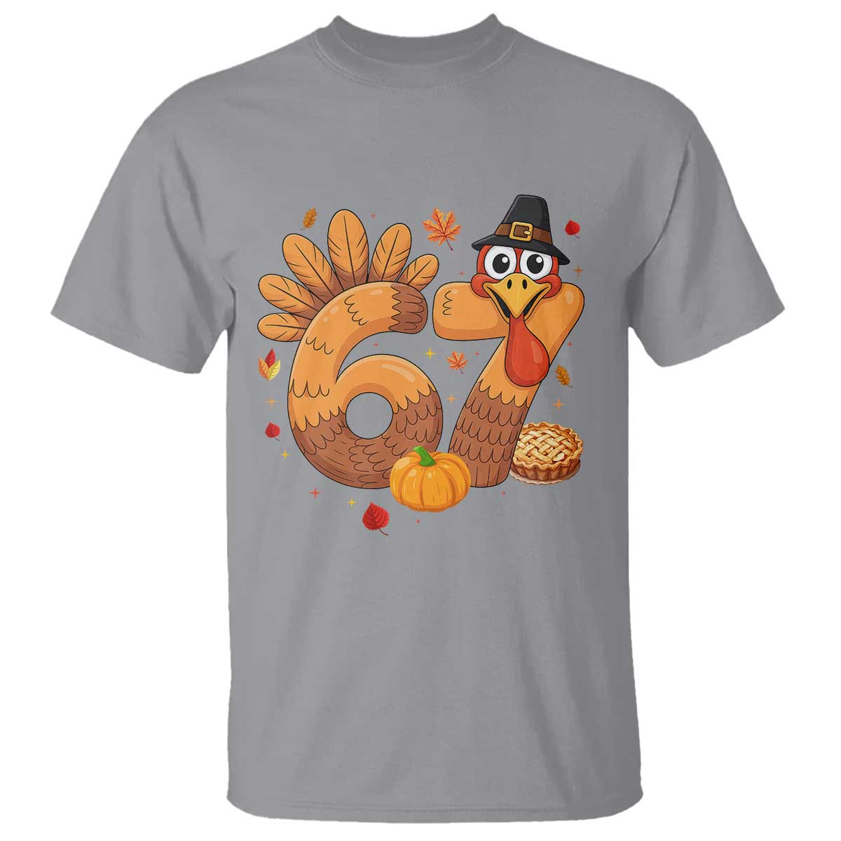Funny Turkey Six And Seven Meme T Shirt Thanksgiving Gift - Wonder Print Shop