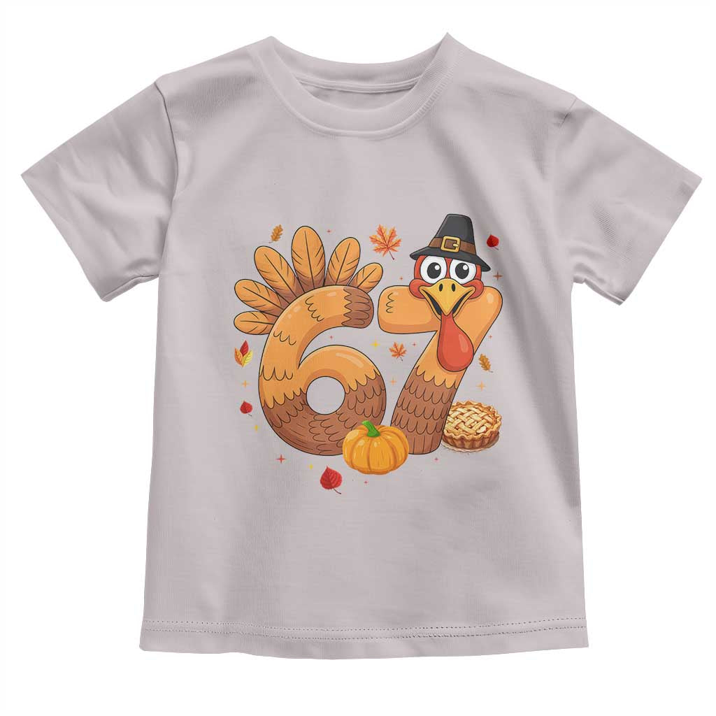 Funny Turkey Six And Seven Meme Toddler T Shirt Thanksgiving Gift - Wonder Print Shop