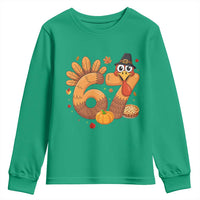 Funny Turkey Six And Seven Meme Youth Sweatshirt Thanksgiving Gift - Wonder Print Shop