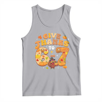 Give Thanks To 67 Tank Top Funny Brainrot Six Seven Meme Thanksgiving Gift - Wonder Print Shop