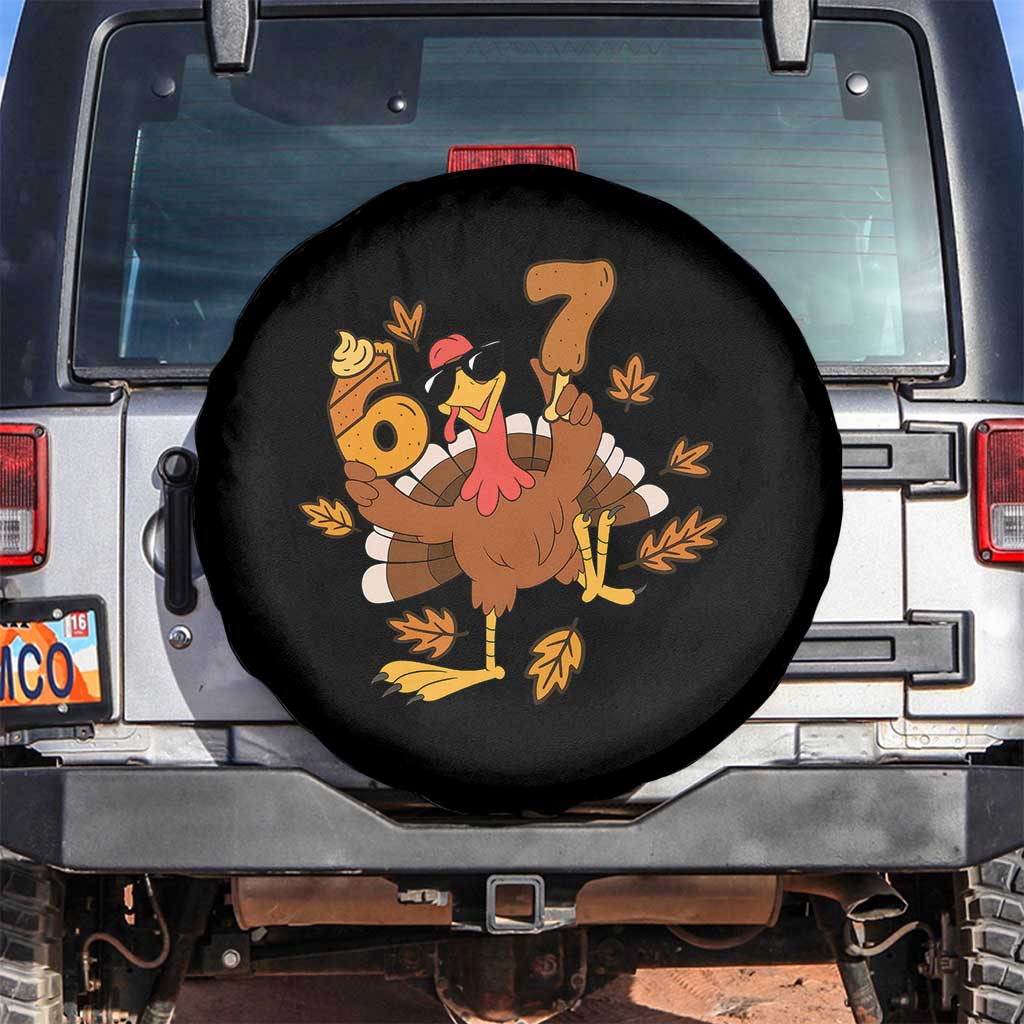 Trending Six Seven Meme Turkey Spare Tire Cover Funny Thanksgiving Gift - Wonder Print Shop
